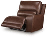 DeepWakes Reclining Sectional with Storage Console - Levi's Discount Furniture (Vineland, NJ)