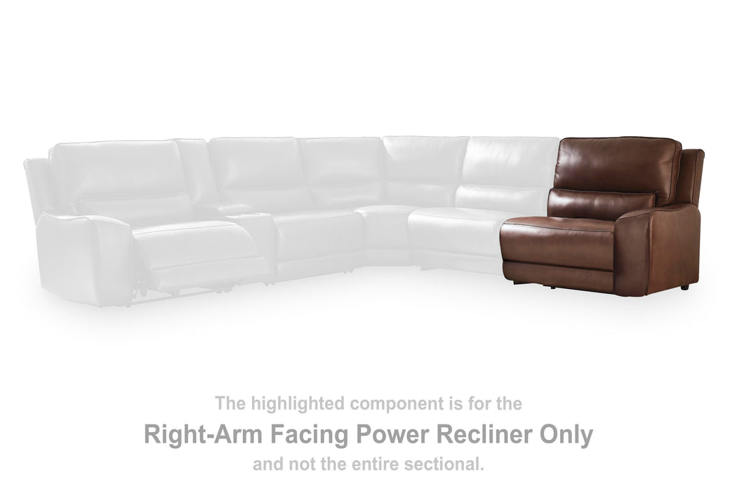 DeepWakes Power Reclining Sectional with Chaise - Levi's Discount Furniture (Vineland, NJ)