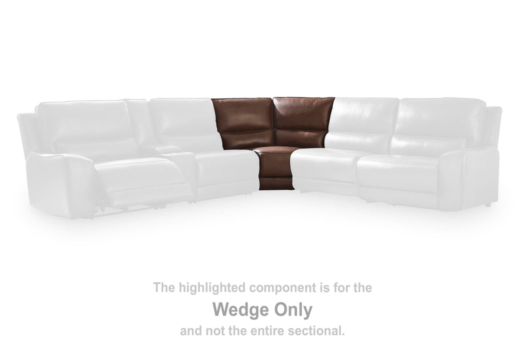 DeepWakes Reclining Sectional with Storage Console - Levi's Discount Furniture (Vineland, NJ)