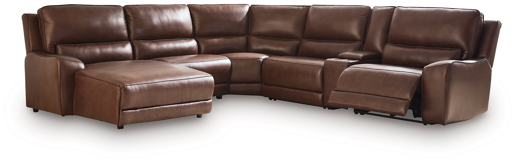 DeepWakes Power Reclining Sectional with Chaise - Levi's Discount Furniture (Vineland, NJ)