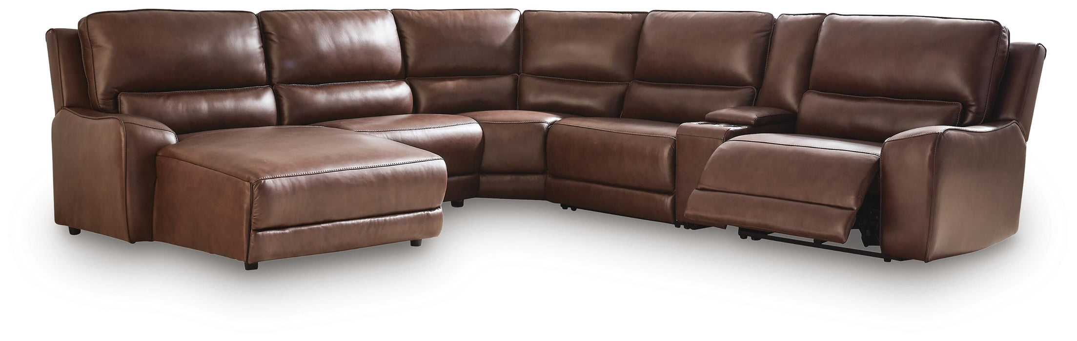 DeepWakes Power Reclining Sectional with Chaise - Levi's Discount Furniture (Vineland, NJ)