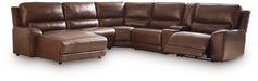 DeepWakes Power Reclining Sectional with Chaise - Levi's Discount Furniture (Vineland, NJ)