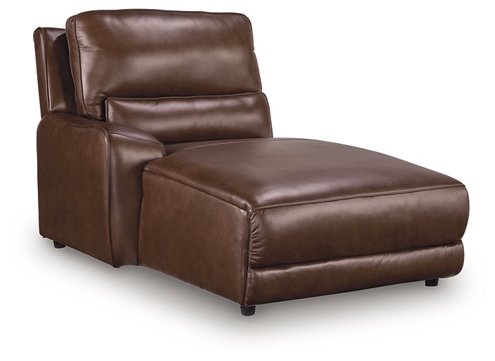 DeepWakes Power Reclining Sectional with Chaise - Levi's Discount Furniture (Vineland, NJ)