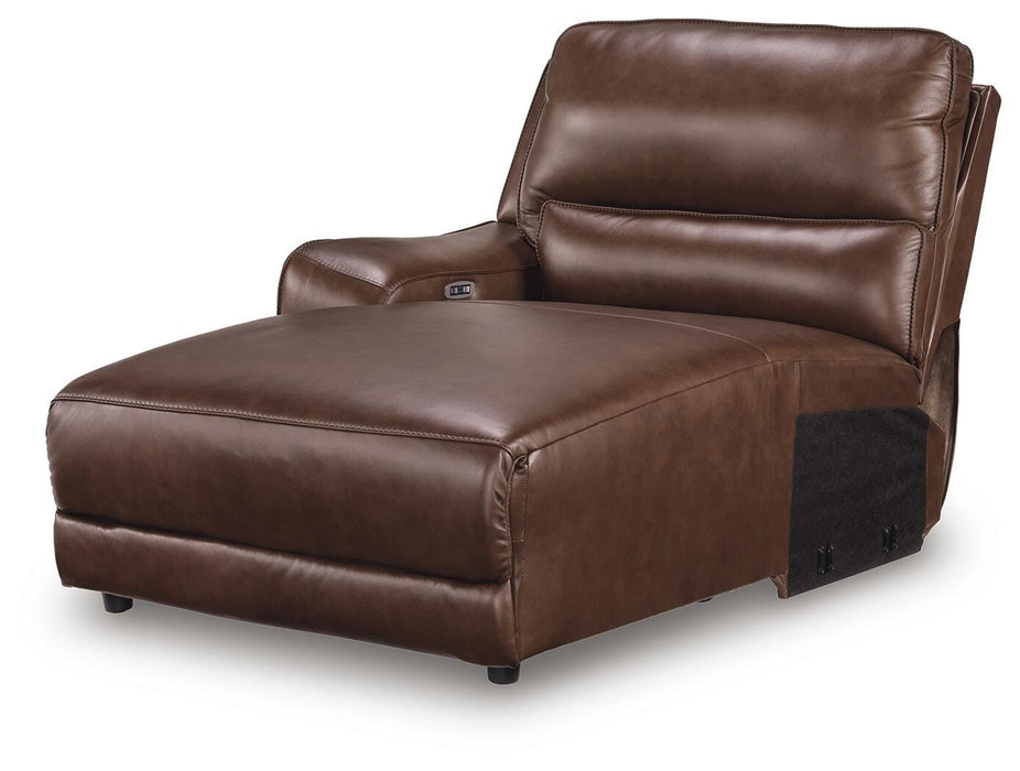 DeepWakes Power Reclining Sectional with Chaise - Levi's Discount Furniture (Vineland, NJ)