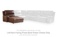 DeepWakes Power Reclining Sectional with Chaise - Levi's Discount Furniture (Vineland, NJ)