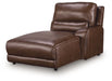 DeepWakes Power Reclining Sectional with Chaise - Levi's Discount Furniture (Vineland, NJ)