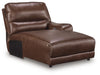 DeepWakes Power Reclining Sectional with Chaise - Levi's Discount Furniture (Vineland, NJ)