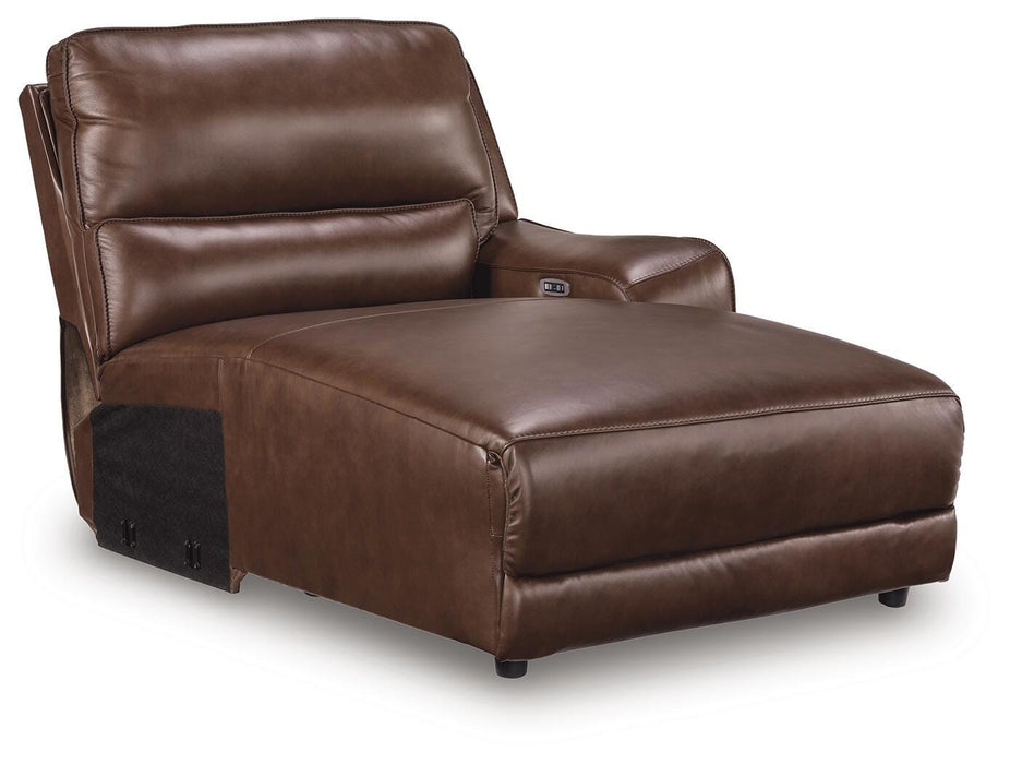 DeepWakes Power Reclining Sectional with Chaise - Levi's Discount Furniture (Vineland, NJ)