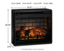 Entertainment Accessories Electric Infrared Fireplace Insert - Levi's Discount Furniture (Vineland, NJ)