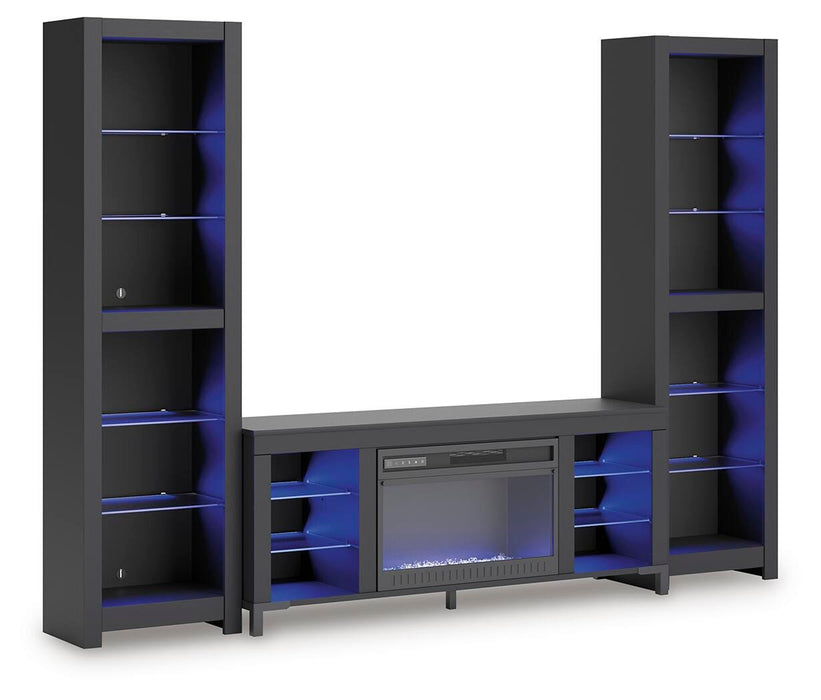 Cayberry Entertainment Center with Electric Fireplace - Levi's Discount Furniture (Vineland, NJ)