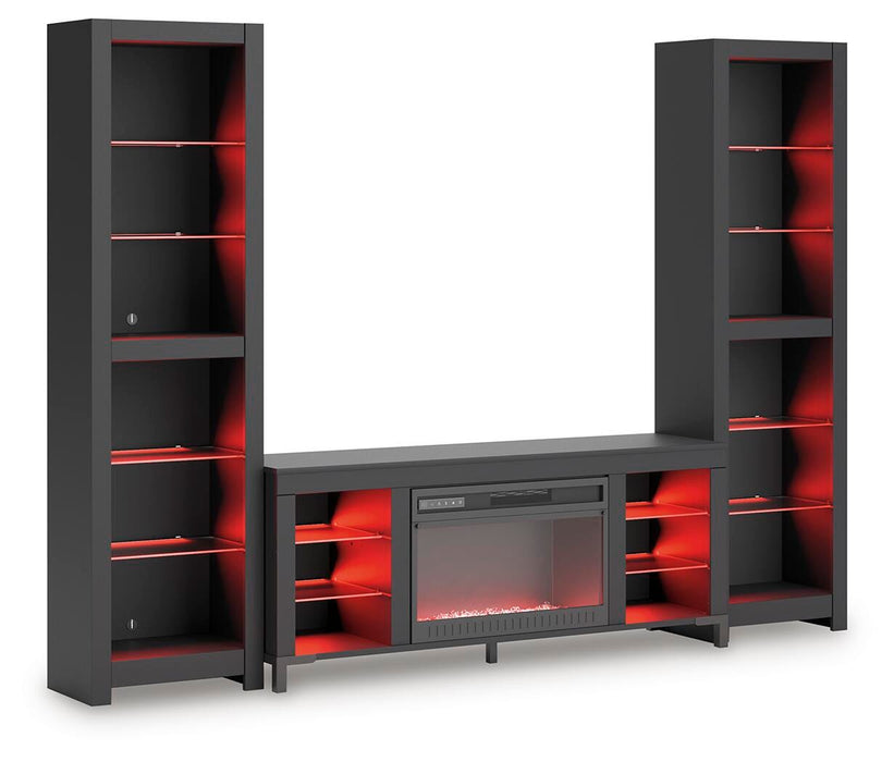 Cayberry Entertainment Center with Electric Fireplace - Levi's Discount Furniture (Vineland, NJ)