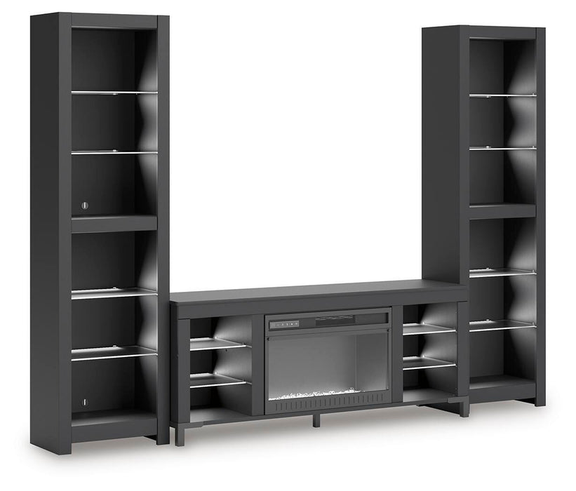 Cayberry Entertainment Center with Electric Fireplace - Levi's Discount Furniture (Vineland, NJ)