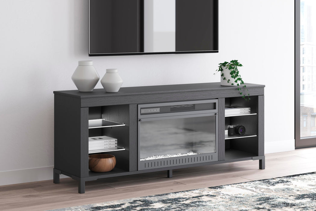Cayberry 60" TV Stand with Electric Fireplace - Levi's Discount Furniture (Vineland, NJ)