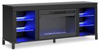 Cayberry 60" TV Stand with Electric Fireplace - Levi's Discount Furniture (Vineland, NJ)