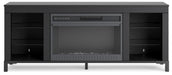 Cayberry 60" TV Stand with Electric Fireplace - Levi's Discount Furniture (Vineland, NJ)