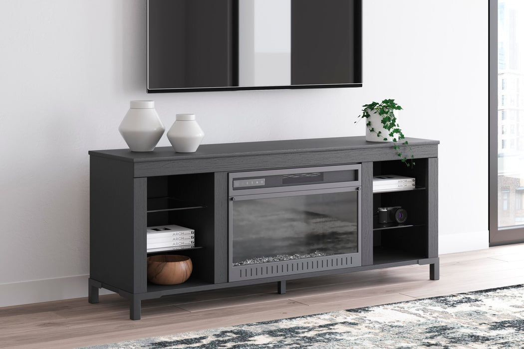Cayberry 60" TV Stand with Electric Fireplace - Levi's Discount Furniture (Vineland, NJ)