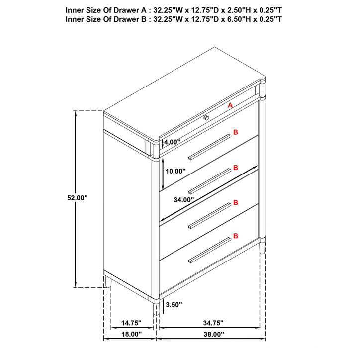 Gracemont Chest of Drawers - Levi's Discount Furniture (Vineland, NJ)