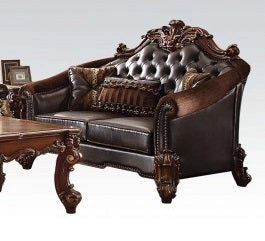 Acme Vendome Loveseat in Cherry 53131 - Levi's Discount Furniture (Vineland, NJ)