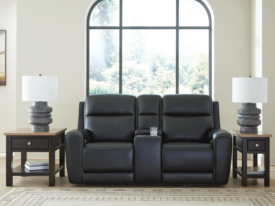 5Z-Comfort Power Reclining Loveseat with Console - Levi's Discount Furniture (Vineland, NJ)