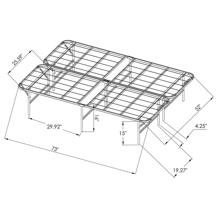 Mabel Foldable Platform Bed Frame