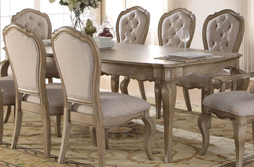 Acme Chelmsford Dining Table in Antique Taupe 66050 - Levi's Discount Furniture (Vineland, NJ)
