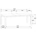 Solano Extension Dining Table - Levi's Discount Furniture (Vineland, NJ)
