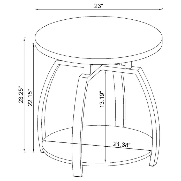 Dacre Mobile Coffee Table Set - Levi's Discount Furniture (Vineland, NJ)