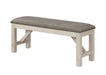 Crown Mark Maribelle Bench in Chalk/Grey image