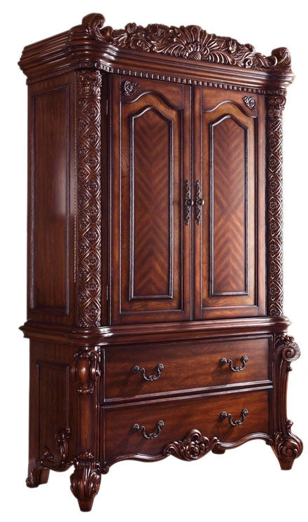 Acme Vendome Traditional TV Armoire in Cherry 22007 - Levi's Discount Furniture (Vineland, NJ)