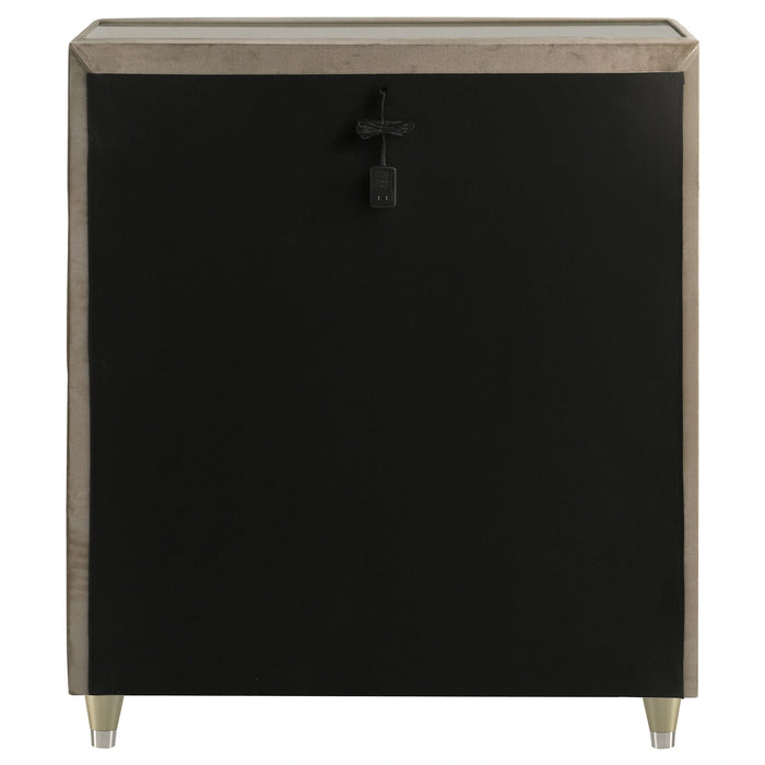 Lorient Chest of Drawers with LED Lighting - Levi's Discount Furniture (Vineland, NJ)
