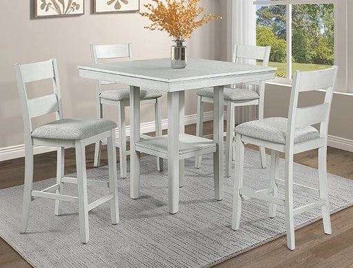 Lester 5-Pk Counter Height Table Set - Levi's Discount Furniture (Vineland, NJ)