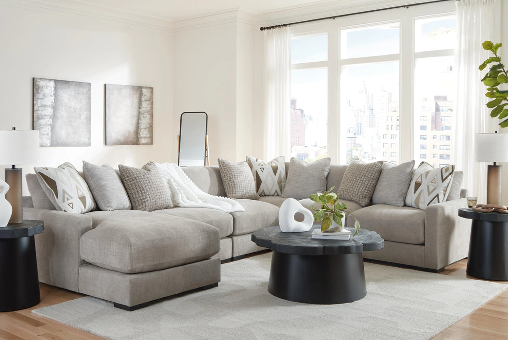 Aslan Court Sectional with Chaise - Levi's Discount Furniture (Vineland, NJ)