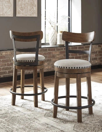 Valebeck Counter Height Bar Stool - Levi's Discount Furniture (Vineland, NJ)