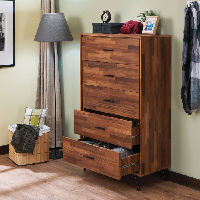 Deoss Walnut Chest - Levi's Discount Furniture (Vineland, NJ)