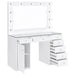 Acena Makeup Vanity Table with LED Mirror - Levi's Discount Furniture (Vineland, NJ)