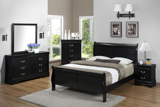 Crown Mark Furniture Louis Philip Full Bed in Black image