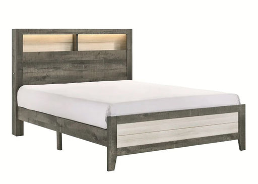 Crown Mark Furniture Rhett King Platform Bed in Gray image