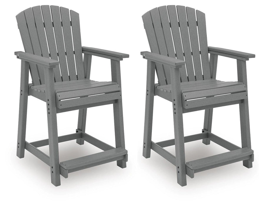 Sanctuary Beach Outdoor Counter Height Bar Stool (Set of 2) - Levi's Discount Furniture (Vineland, NJ)