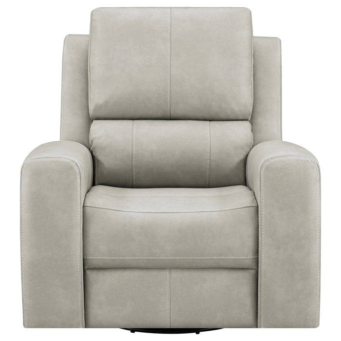 Brickston Triple Power Swivel Glider Recliner - Levi's Discount Furniture (Vineland, NJ)