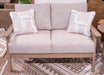 Grover Beach Outdoor Loveseat with Cushion - Levi's Discount Furniture (Vineland, NJ)