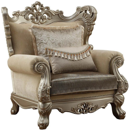 Acme Furniture Ranita Chair in Champagne 51042 - Levi's Discount Furniture (Vineland, NJ)