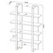 Danbrook Bookshelf - Levi's Discount Furniture (Vineland, NJ)