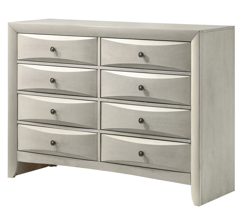 Emily 8-Drawer Dresser White - Levi's Discount Furniture (Vineland, NJ)