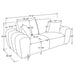 Burnett Loveseat - Levi's Discount Furniture (Vineland, NJ)