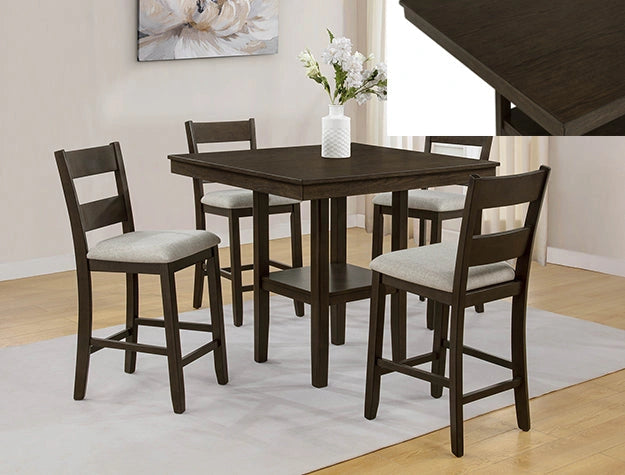 Lester 5-Pk Counter Height Table Set - Levi's Discount Furniture (Vineland, NJ)