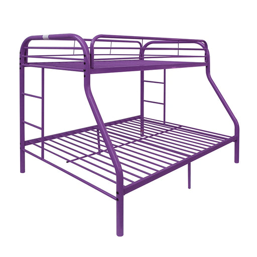 Tritan Purple Bunk Bed (Twin/Full) - Levi's Discount Furniture (Vineland, NJ)