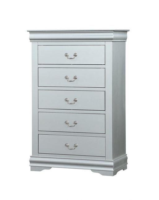 Louis Philippe Platinum Chest - Levi's Discount Furniture (Vineland, NJ)