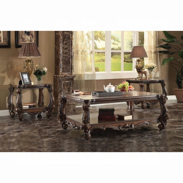 Versailles Cherry Oak Coffee Table - Levi's Discount Furniture (Vineland, NJ)