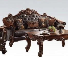 Acme Vendome Sofa in Cherry 53130 - Levi's Discount Furniture (Vineland, NJ)