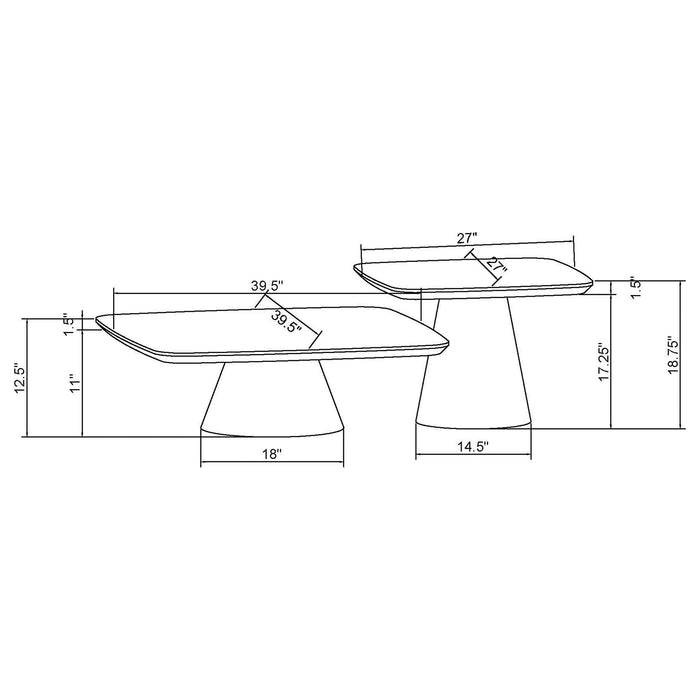 Eason Coffee Table Set - Levi's Discount Furniture (Vineland, NJ)